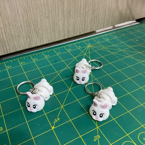 Bunny Flexi keychain
